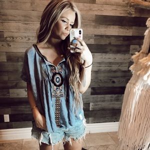 Free people boho top
